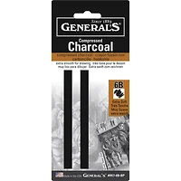 General's® 6B Compressed Charcoal Set