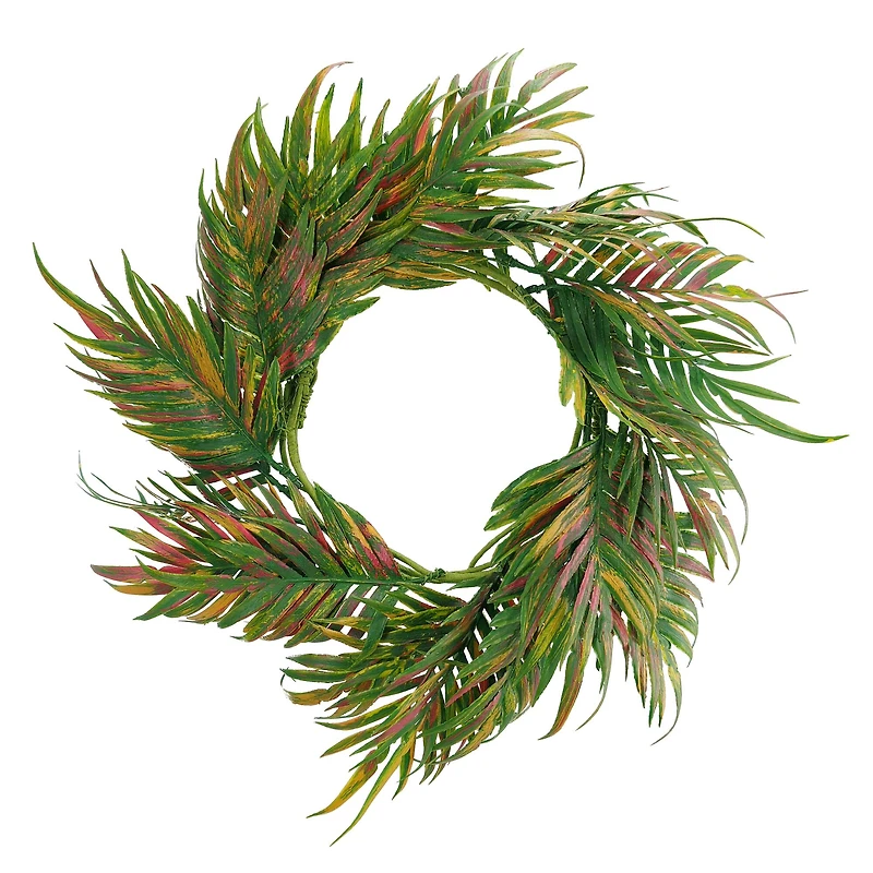 5ft. Green Tropical Palm Leaf Coiled Garland by Ashland®