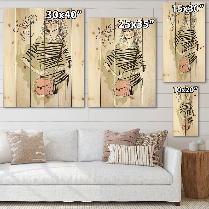 Designart - Trendy Fashion Girl