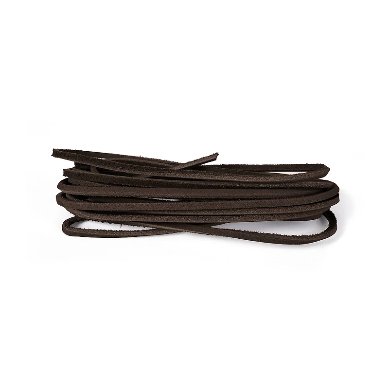 3.1mm Dark Brown Square Leather Cord, 2ct. by Bead Landing™