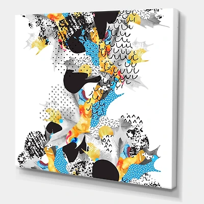 Designart - Minimal Fluid Shapes In Bauhaus Memphis Style