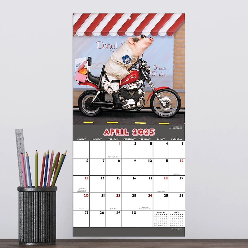 TF Publishing 2025 Playful Pigs Mini Calendar