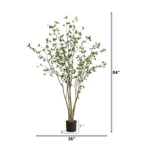 7ft. Minimalist Citrus Artificial Tree 