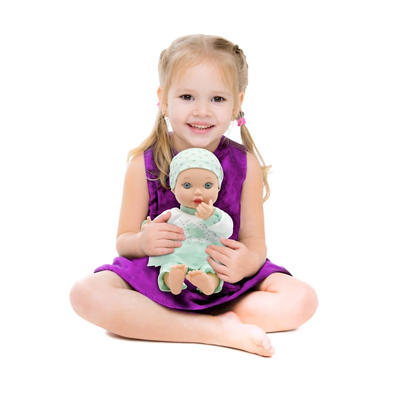 New Adventures Little Darlings 11" Baby Kisses Doll