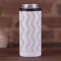 Modern Wavy Stripes 12oz. Koozie