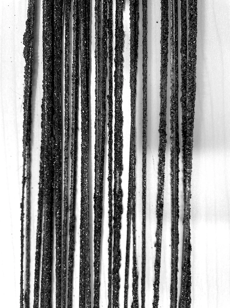 TF Publishing 36" Black Sparkle Glitter Wispies Stems, 20ct.