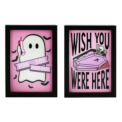 Assorted 7" Spooky Block Tabletop Décor by Ashland®, 1pc.