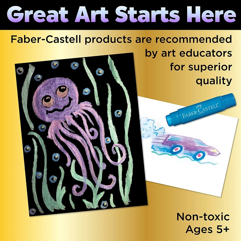 Faber-Castell® 120-Piece Metallic Gel Stick School Pack