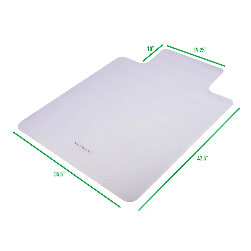 Mind Reader Clear Office Chair Mat for Hardwood Floors