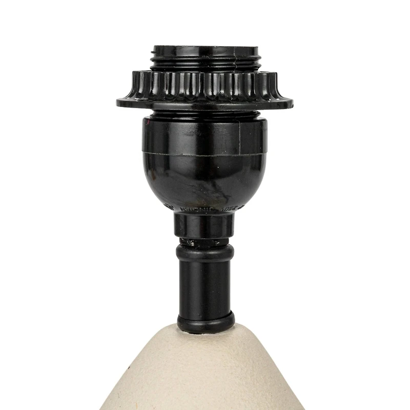 Hello Honey® 16.5" White Volcano Finish Ceramic Table Lamp