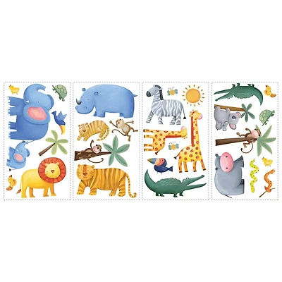 RoomMates Jungle Adventure Peel & Stick Wall Decals