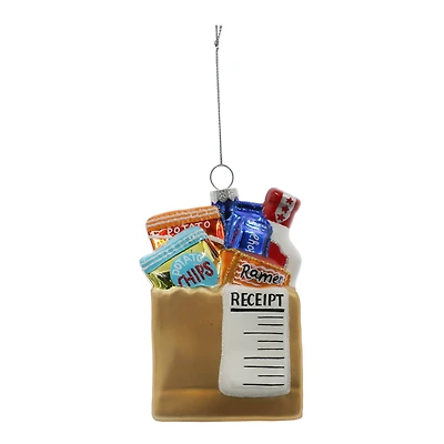 4" Shopping Bag Glass Ornament by Ashland®