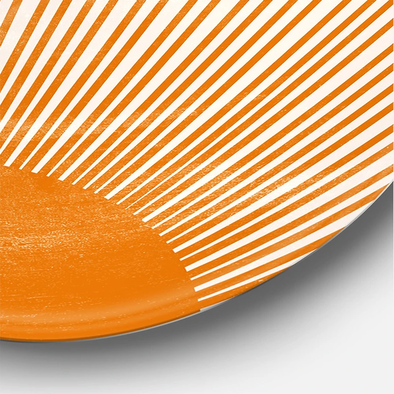 Designart - Orange Sun Print III