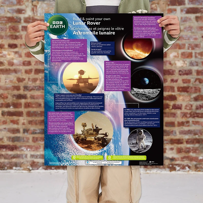 BBC Earth Build & Paint Your Own Lunar Rover