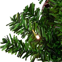 6ft. Pre-Lit Green Musical Snowing Artificial Christmas Tree, White LED Lights
