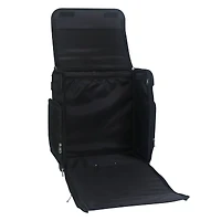 Everything Mary Black Quilted Rolling Scrapbook Storage Tote