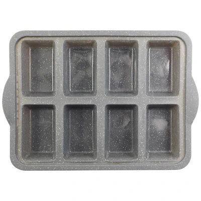 8-Cavity Metal-Reinforced Silicone Mini Loaf Pan by Celebrate It®
