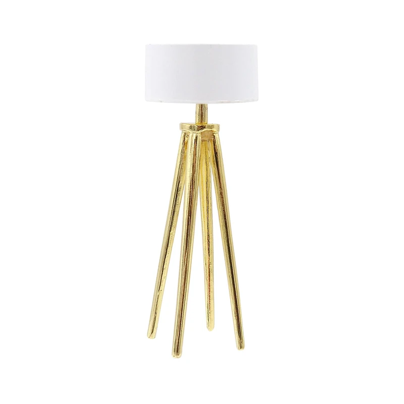 Mini Gold & White Modern Floor Lamp by Make Market®