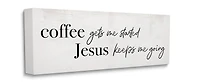 Stupell Industries Jesus Keeps Me Going Canvas Wall Art