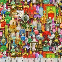 Robert Kaufman Perfume Bottles Fabric