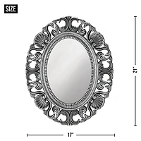 Silver Scallop Wall Mirror