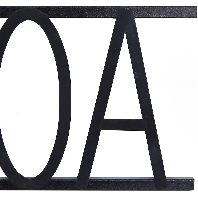 Black Iron Modern Hot Cocoa Wall Décor