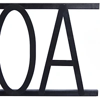 Black Iron Modern Hot Cocoa Wall Décor