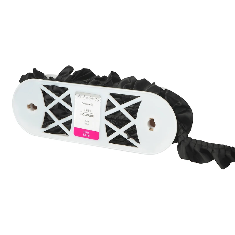 1.5" Satin Ruffle Trim by Celebrate It