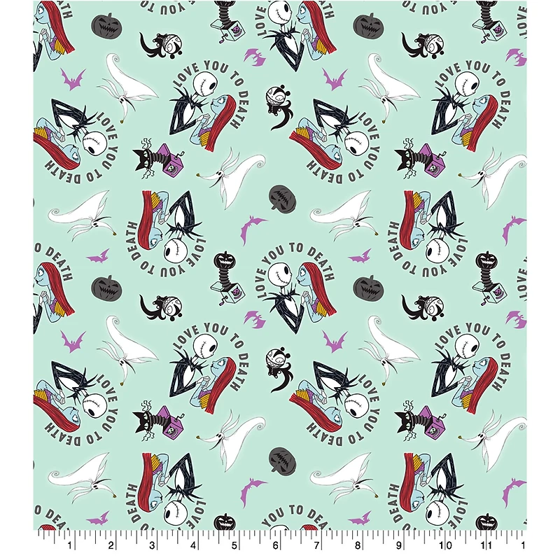 Disney® Nightmare Before Christmas Love You to Death Cotton Fabric