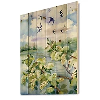 Designart - Flowers of The Cherry Blossoms On A Spring Day