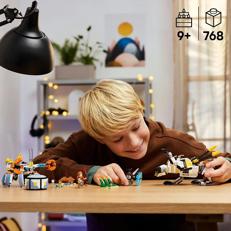 LEGO® Horizon Adventures™ Aloy & Varl vs. Shell-Walker & Sawtooth Toy 77037