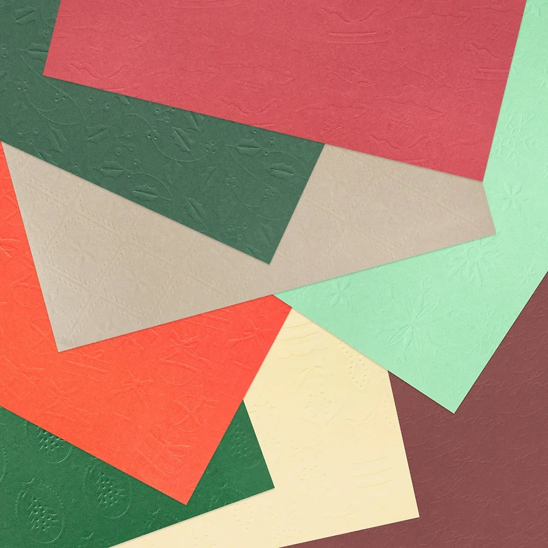 12" x 12" Christmas Embossed Paper Pad, 58 Sheets by Recollections™