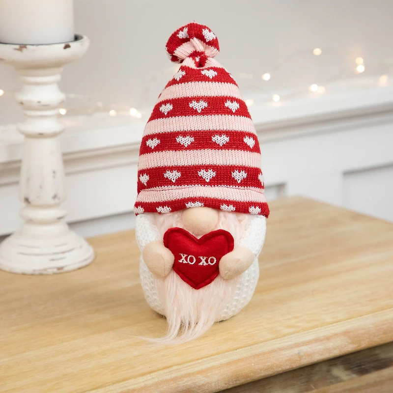 10" Plush XOXO Valentine's Day Gnome