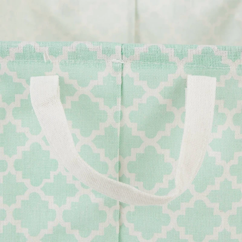 DII® Large Lattice PE-Coated Cotton Polyester Laundry Bin