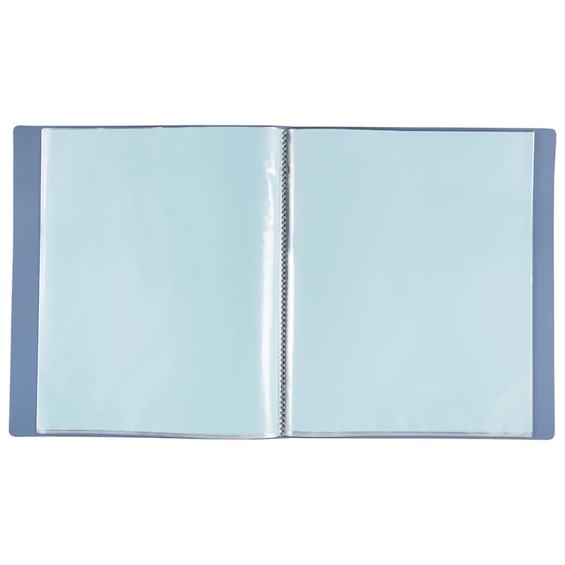 JAM Paper Blue Letter Size Display Book with 48 Pages