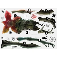 RoomMates Netflix Stranger Things Demogorgon Peel & Stick Giant Wall Decals