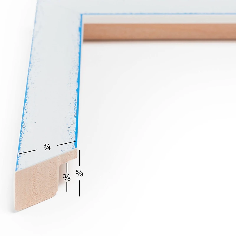 Craig Frames Slushie Blue Raspberry Picture Frame