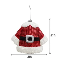 10" Jumbo Santa Suit Shatterproof Ornament by Ashland®