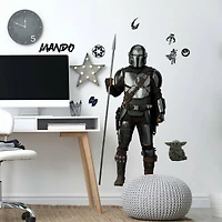 RoomMates Star Wars The Mandalorian In Beskar Peel & Stick Giant Wall Decal