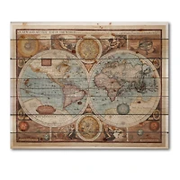 Designart - Ancient Map of The World VIII