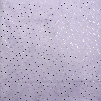 Feldman Lilac with Silver Dots Mesh