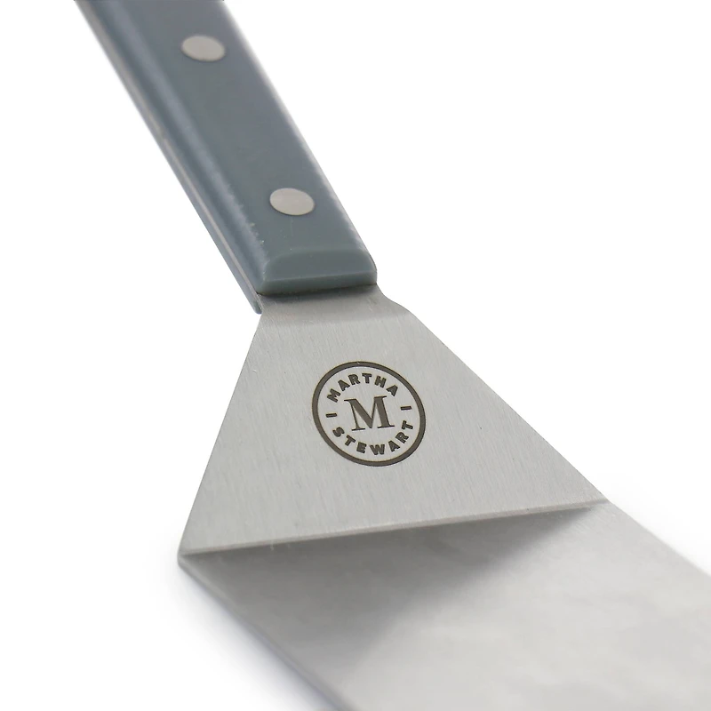 Martha Stewart Gray High-Carbon Stainless Steel Solid Turner