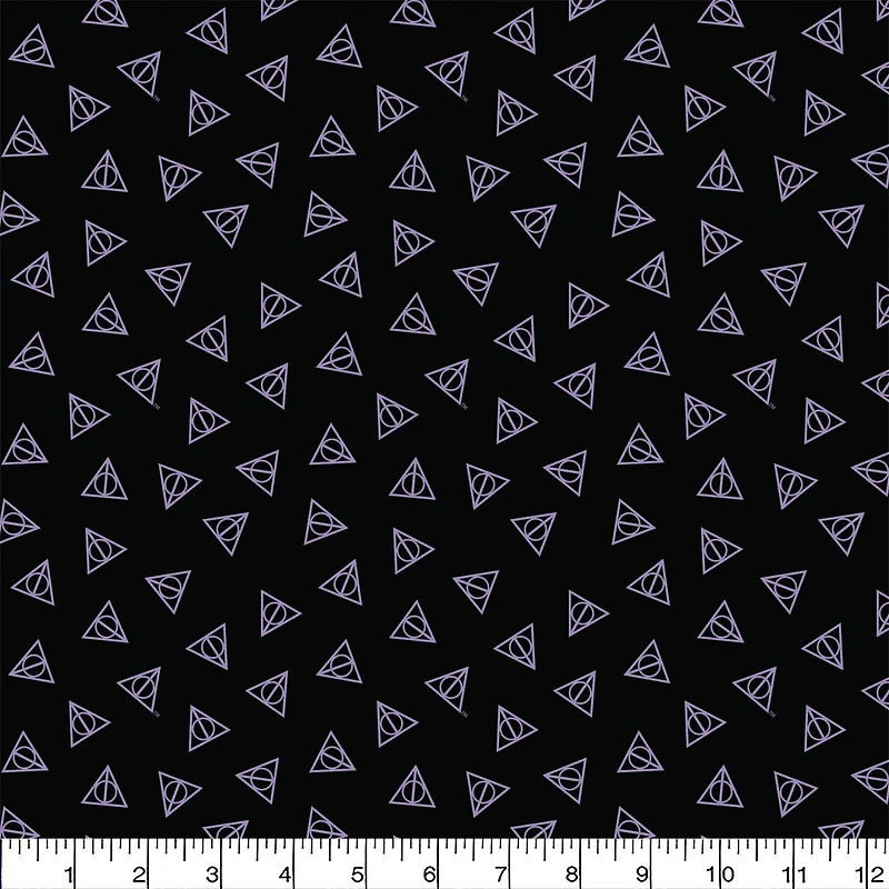 Harry Potter Deathly Hallows Precut Cotton Fabric