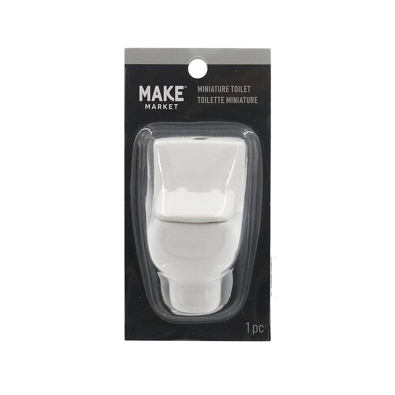 Mini White Toilet by Make Market®
