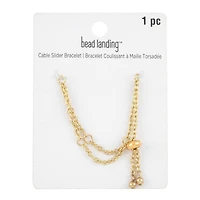 9" Gold Slider Charm Bracelet by Bead Landing™