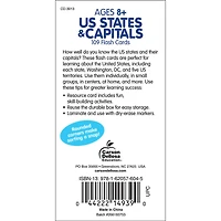 Carson Dellosa® Education U.S. States & Capitals Flash Cards, Pack of 3