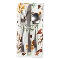 DII® Thanksgiving Thankful Autumn Fall Leaves Dinner Napkins, 6ct.
