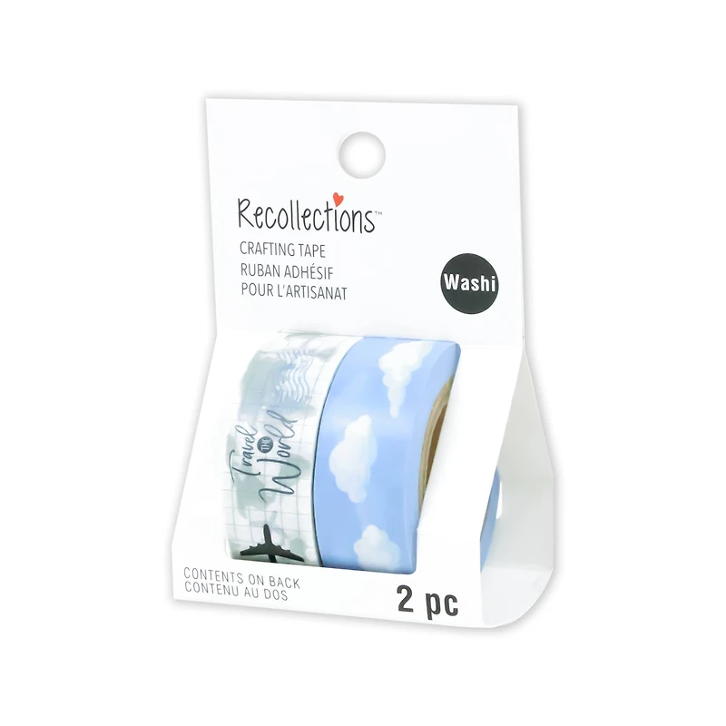 12 Packs: 2 ct. (24 total) Travel Crafting Washi Tape by Recollections™