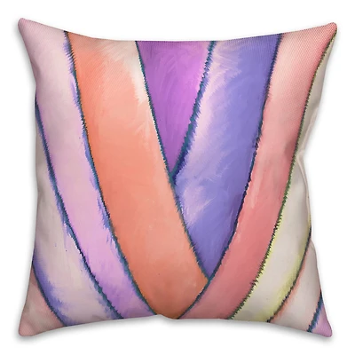 Colorful Palm Throw Pillow