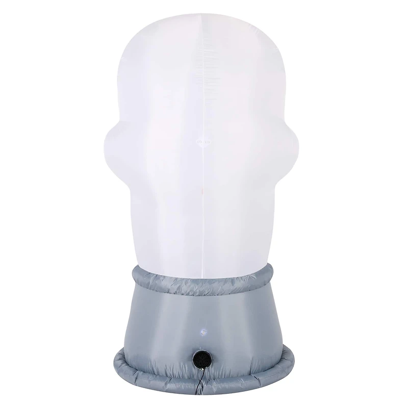 6ft. Airflowz Inflatable Halloween Skull with Swirling Lights